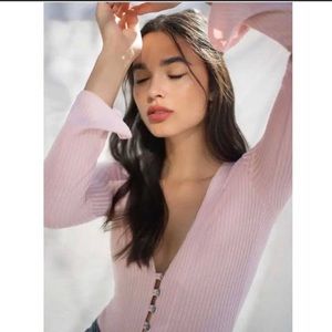 Reformation Pink Gellar Top